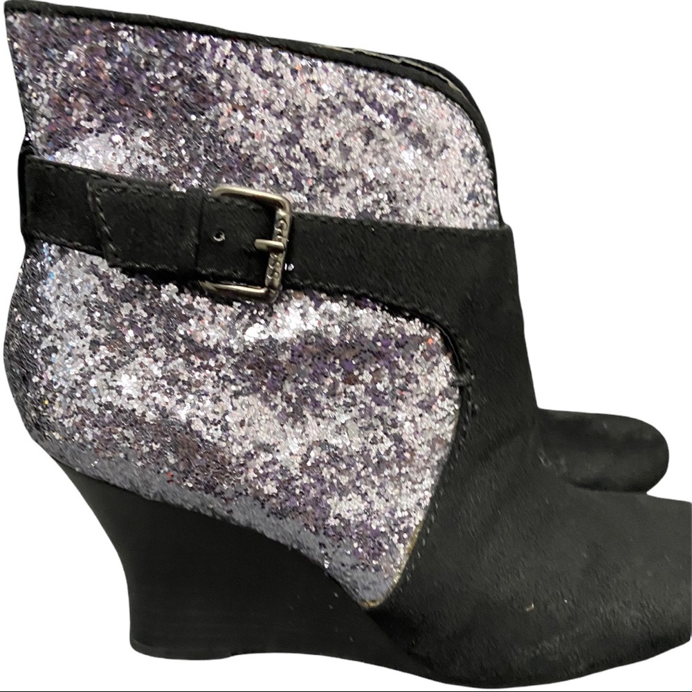 Guess Shoes Wedges With Sparkle Size:8 - image 3